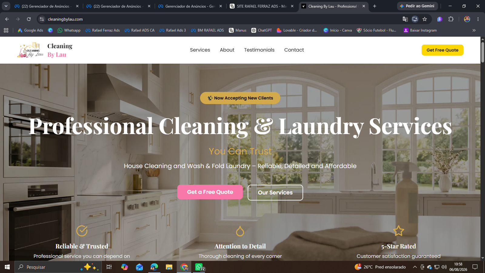 Cleaning by Lau
